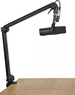 Gator Frameworks Deluxe Desk-Mounted Broadcast Microphone Boom Stand For Podcast • £128