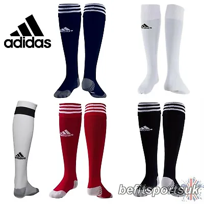 £6.95 • Buy Adidas Football Rugby Socks Adisock Pro Cushioned Sports Blue White Red Rrp £12