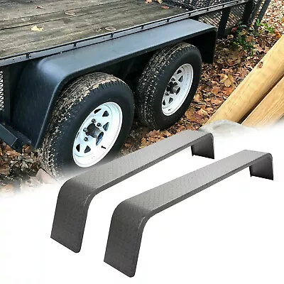 2 PCS Steel Diamond Tread Plate Tandem Axle Trailer Fenders 10-1/4 X72-7/8 X13  • $154.50