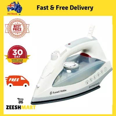 Russell Hobbs Steam Iron Ironing Garment Clothes Steam Non-Stick Ceramic • $46.95