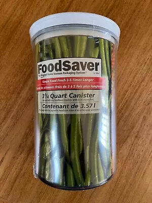 $39.99 • Buy FOODSAVER LARGE 3 1/4 Quart Canister  NEW - FACTORY SEALED 3.25 Smoke KY-136