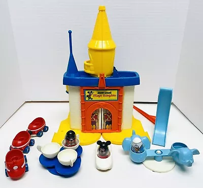 Vintage Mickey Mouse's Magic Kingdom Weebles Castle Playset 1977 Hasbro • $49.99