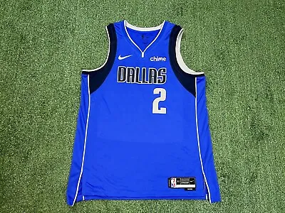 Nike Dallas Mavericks Kyrie Irving Jersey Size 52 OG Authentic NBA ICON Blue • $75