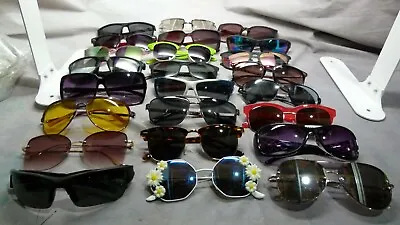 Lot Of 24 Pcs Various Sunglasses: City Shades Halston Dockers Vox & Other  • $44.99