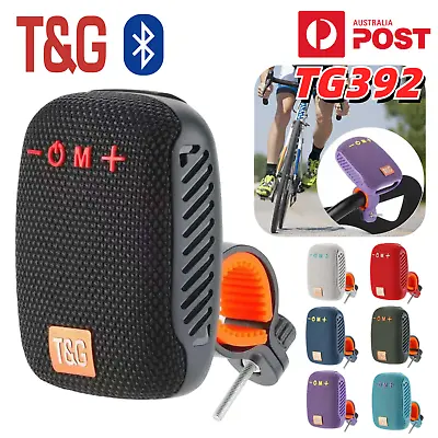 T&G Bluetooth Speaker TG392 Portable Wireless Bass Outdoor Riding Bicycle Mount • $30.68