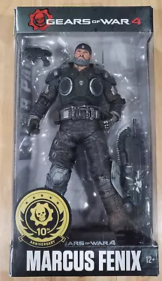 Marcus Fenix 10th Anniversary 7  Action Figure 2017 McFarlane Gears Of War 4 NEW • $55