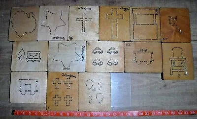 Accucut Ellison Wooden Dies You Pick Choose 5X6 Educational Scrapbooking Crafts • $20.63