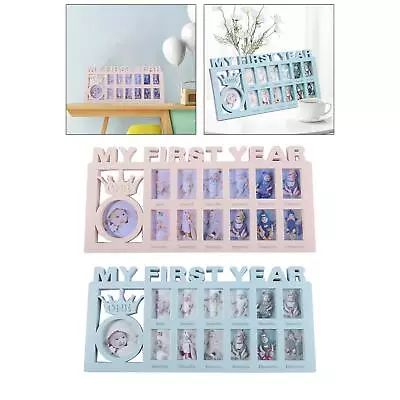 My First Year Photo Frame Baby Collage Frame Holds 13 Photos Milestone Photo • £12.20