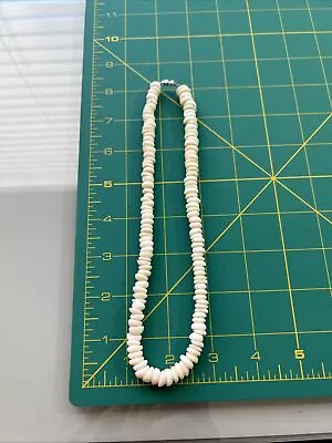 HAWAIIAN PUKA SHELL Necklace 17” Long Weighs 52 Grams NICE Vtg • $119.99