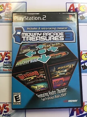 Midway Arcade Treasures 3 (PS2 Playstation 2) COMPLETE Tested And Working • $18.08