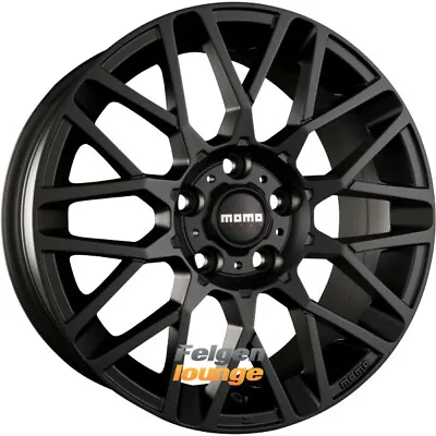 4x MOMO REVENGE Matt Black 8.5x19 ET25 5x112 • $1034.54