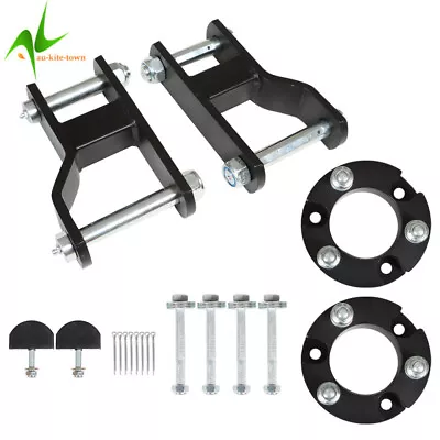$133 • Buy 2.5  Front  2 Rear Suspension Lift Kit Greaseable Shackle For Nissan Navara D40