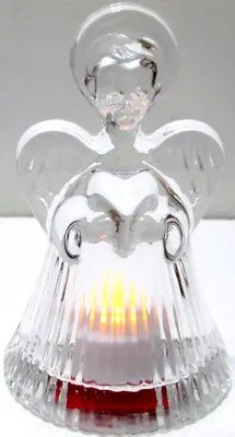 Celebrations By Mikasa Crystal Angel Tealight Candle Holder 5 1/4  Tall • $18.04