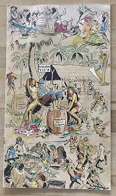 $75 • Buy 1955 Trader Vic's Tiki Bar Drink Menu