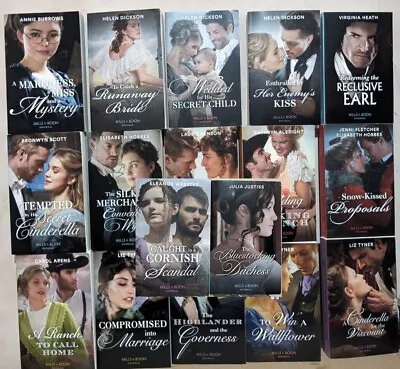 17 Mills & Boon HIstorial Romance Book Bundle/Collection • £29.99