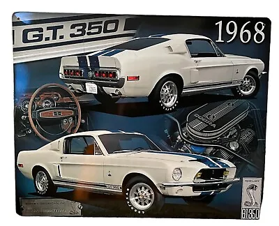 Vintage Replica Ford GT 350 Mustang Cobra Shelby 68 Sports  Car  Tin Sign • $21.99