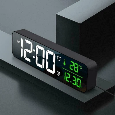£20.99 • Buy Screen LED Digital Alarm Clock Luminous Desktop Timer Temperature Alarm Clock UK