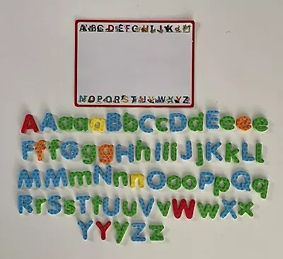 65 Pieces Magnetic Alphabet Letters And Board By Pixel Premium • $9.89