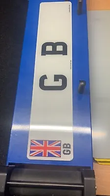 Gb Front Single Number Plate • £10