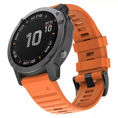 For Garmin Fenix 5/5X Plus 6/6X Pro Silicone Strap Replacement Sport Band + Tool • $19.48