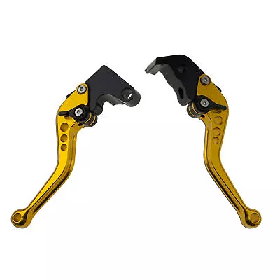 Hand Gold For Yamaha YZF R6 05-14 R1 CNC Shorty Brake & Clutch Levers Finger • $34.74
