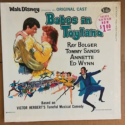 DISNEY / ANNETTE Babes In Toyland 1961 LP Buena Vista BV-4022 NM SHRINK • $40