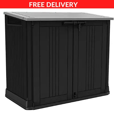 £229.95 • Buy Keter Store It Out MAX Garden Lockable Storage Box Shed Outside Bike Bin Tool XL