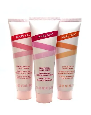 Mary Kay Hand Cream Minis~trio~pink Freesia~peach Gardenia~citrus Fields~nwob! • $13.99