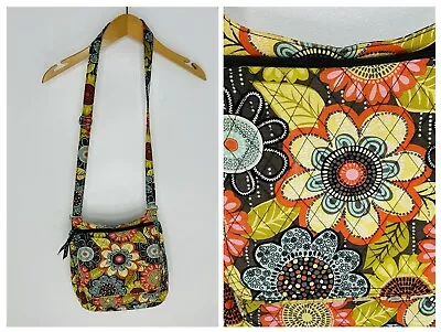 Vera Bradley 2014 Retired Flower Shower Messenger Bag Crossbody Quilted Travel • $18.88