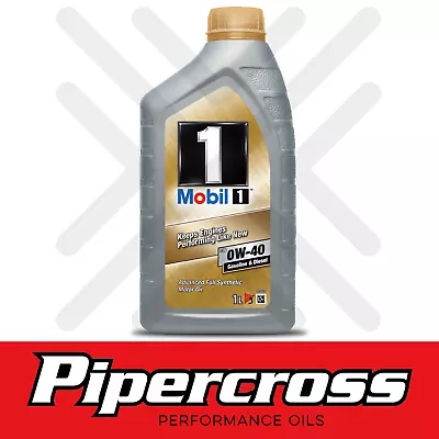 Mobil 1 FS 0W-40 Fully Synthetic Engine Oil 1L 1 Litre • £14.99