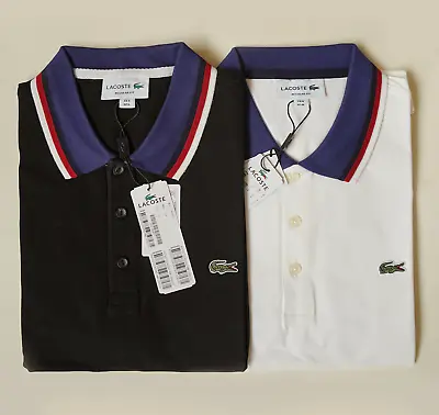 Lacoste Tipping Regular Fit Cotton Polo Shirt M-XL • $65.99