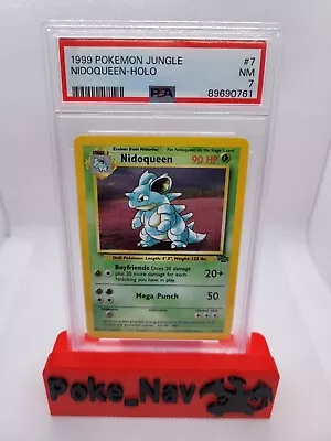 PSA 7 Pokémon TCG Nidoqueen Jungle 7/64 Holo Unlimited Holo Rare • $25