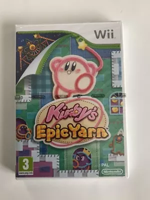 Kirby Epic Yarn (Nintendo Wii 2010) New Sealed • $99