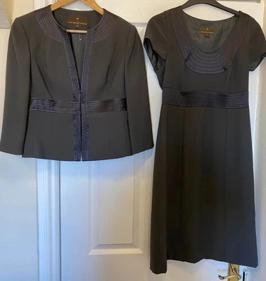 £29.99 • Buy Fenn Wright Mason Black Dress And Matching Jacket Suit Size 8