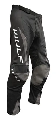 Wulfsport Adults Linear Motocross MX Enduro Quad Bike Pants - Black • $74.54