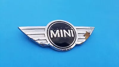 2007-2015 Mini Cooper Front Hood Chrome Emblem Logo Badge Symbol Used Oem B9 • $33.25