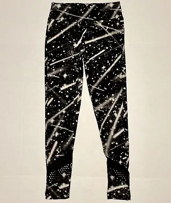 No Boundaries Black Galaxy Stars Themed Leggings Size M (7-9) (25”waist) • $10