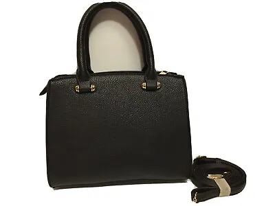 New La Terre Fashion Woman’s Handbag Large Black W/Gold • $53