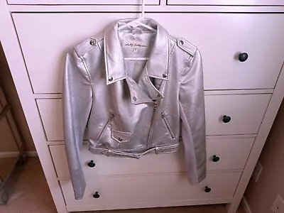 Metallic Biker Jacket Size Small • $29.99