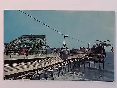 South Sea Island PACIFIC OCEAN PARK Santa Monica California Chrome Postcard • $5