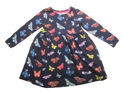 Mini Boden Butterfly Long Sleeve Dress With Pockets Girls Size 4-5y • $15