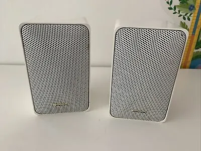 Realistic Minimus 7 White Speakers Pair • $59.98
