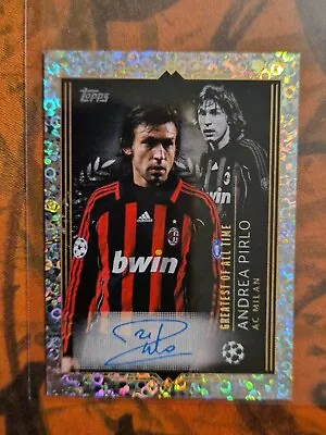 ANDREA PIRLO 2023-24 Topps UEFA CHAMPIONS LEAGUE Sticker Collection #736 Foil • $29