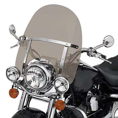 17 X19  Windshield For Kawasaki Vulcan VN500 750 800 900 1500 1600 Windscreen • $62.95