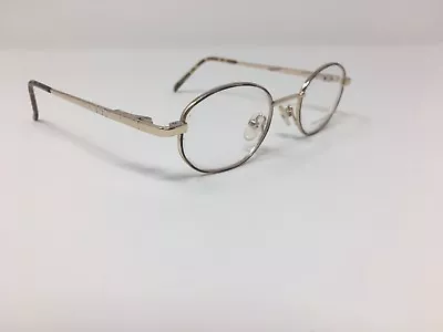 Flex Collection Eyeglasses 42-19-130 Flex Hinge Gold/Brown Hong Kong Metal T83 • $30