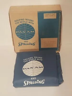 NOS Vintage  Golfing Round The World With  Pan Am & Spalding Golf Bag W/box • $111.27