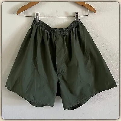 VTG 60s US ARMY OD Green Boxer Shorts Skivvies Drawers Military • $40