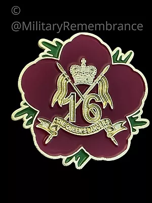 16th 5th The Queen's Royal Lancers Remembrance Flower Lapel Pin (P65) • £9.50