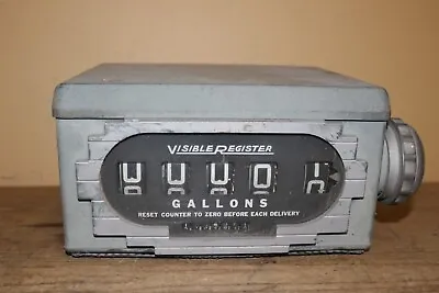 Vintage Veeder Root Visible Register Gas Pump Top Meter Gasoline Delivery Truck • $145