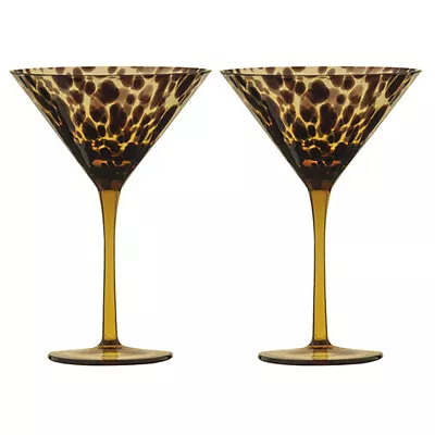 2pc Tempa Anthea Martini/Coctail Round Decorative Drinking Glasses/Glassware • $57